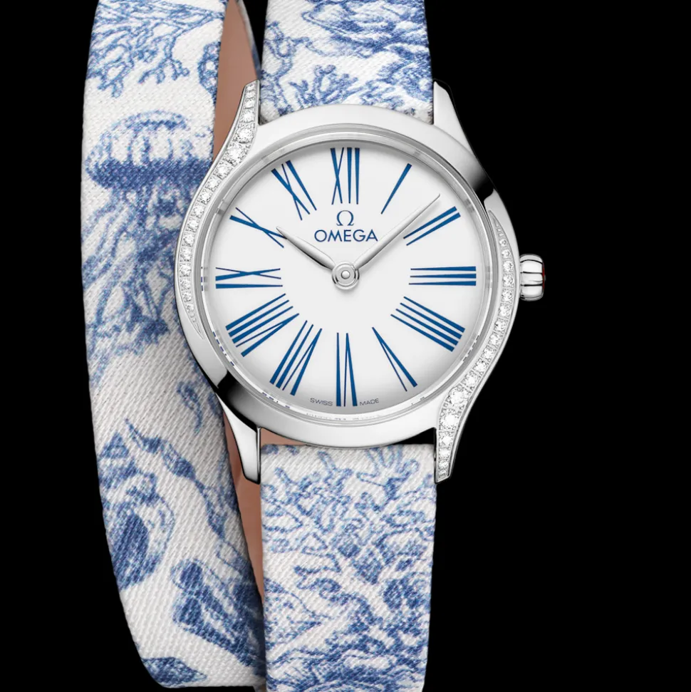 26 mm, Stahl mit „Toile de Jouy“
