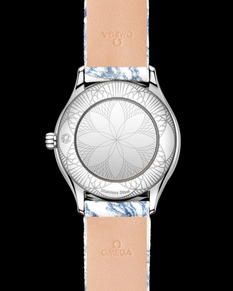 26 mm, Stahl mit „Toile de Jouy“