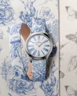 26 mm, Stahl mit „Toile de Jouy“