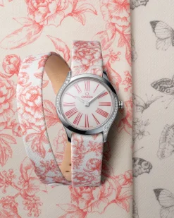 26 mm, Stahl mit „Toile de Jouy“