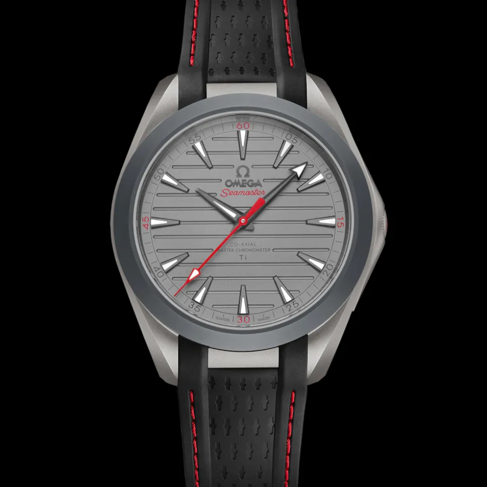 41 mm, Titan mit Kautschukband