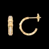 Ohrringe, 18 K Gelbgold, Diamanten