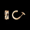 Ohrringe, 18 K Gelbgold, Diamanten