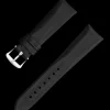 Schwarzes Armband aus technischem Satin mit Dornschließe