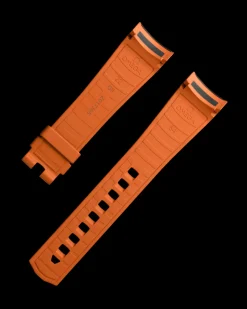 Schwarzes Kautschukarmband Seamaster Planet Ocean Ultra Deep mit Dornschließe