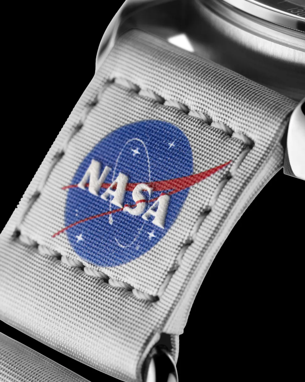 2‑teiliges graues Speedmaster Moonwatch VELCRO®‑Armband